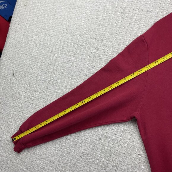 VTG Mountain Ridge Sweatshirt Bear Graphic Red Mock Neck Men Men L Canada Made - Picture 12 of 14